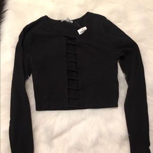 ❌SOLD❌Long sleeve crop Top